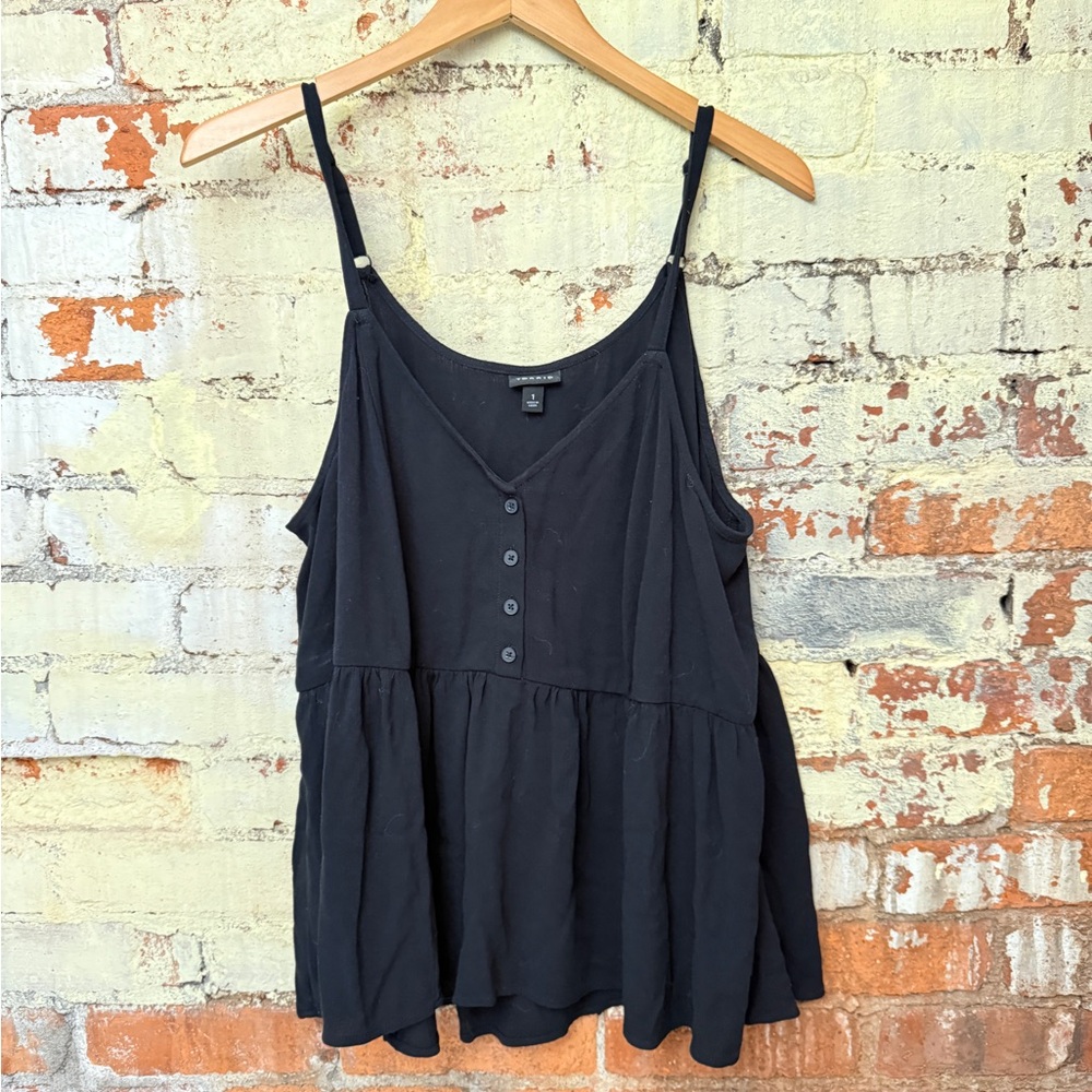 Torrid Black Button-Front Camisole